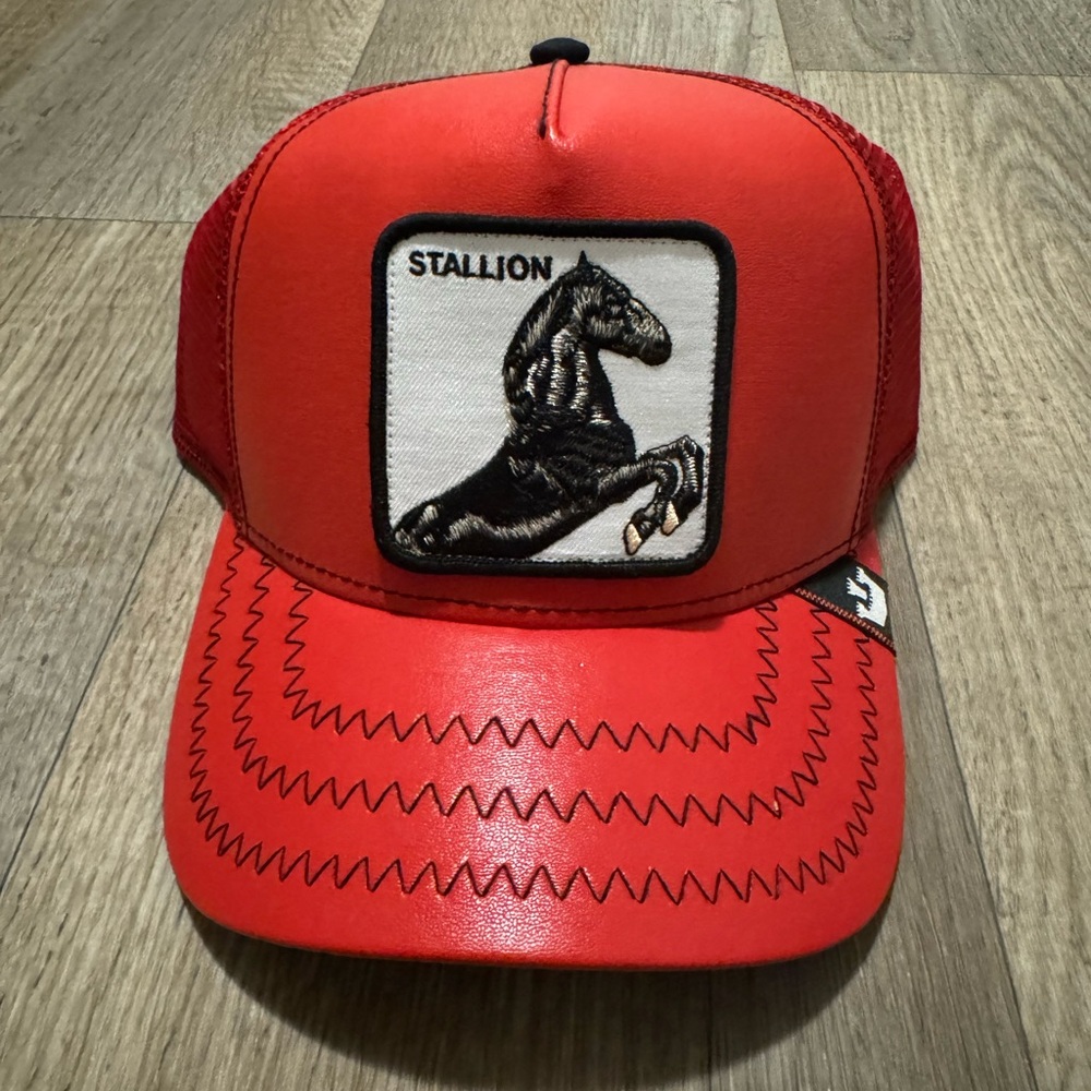Goorin Bros Trucker “Cherry Mustang” Stallion Dark Horse